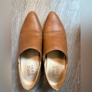 Naturalizer Tan Leather Mules